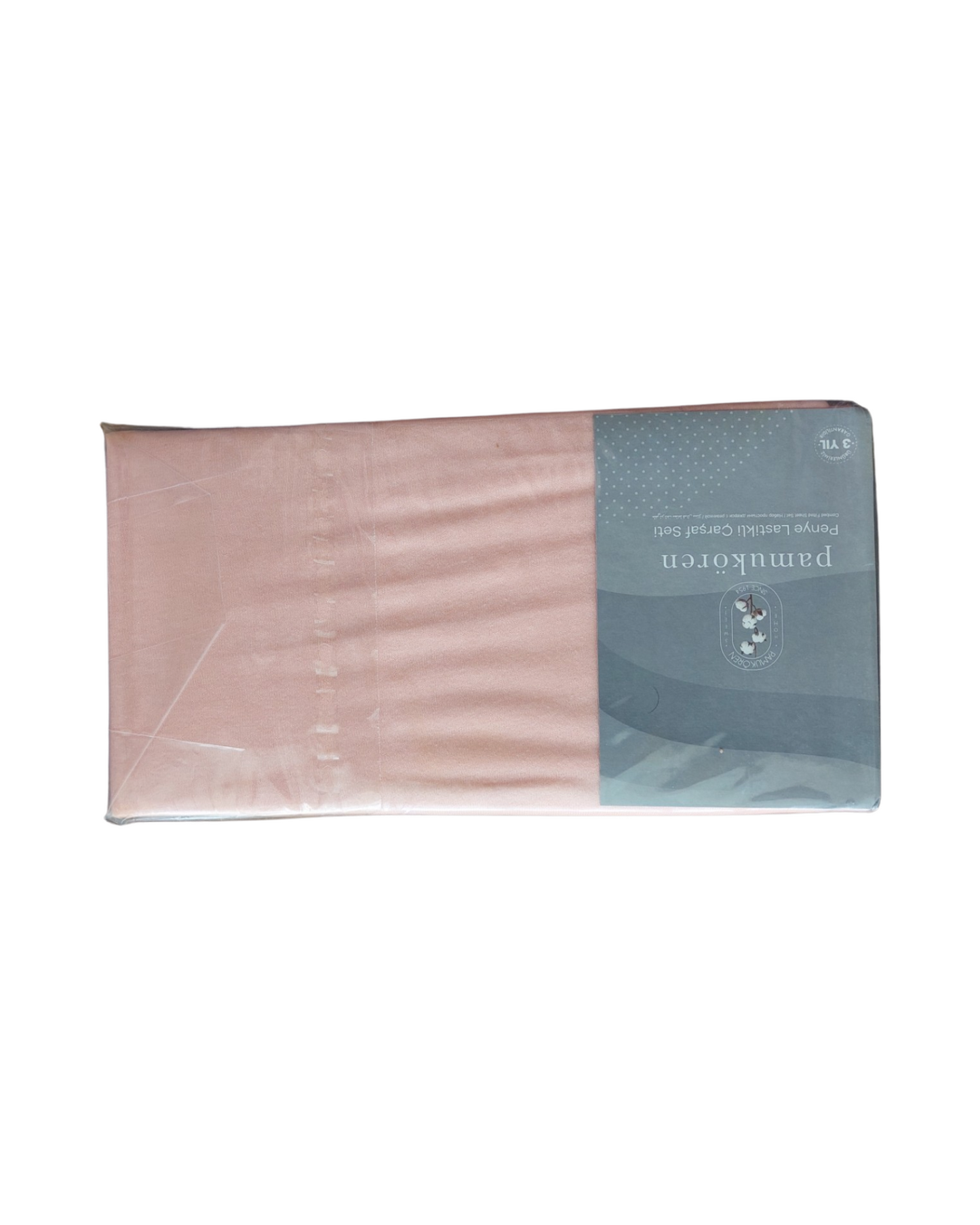 Elastic sheet set with two pillowcases Coral