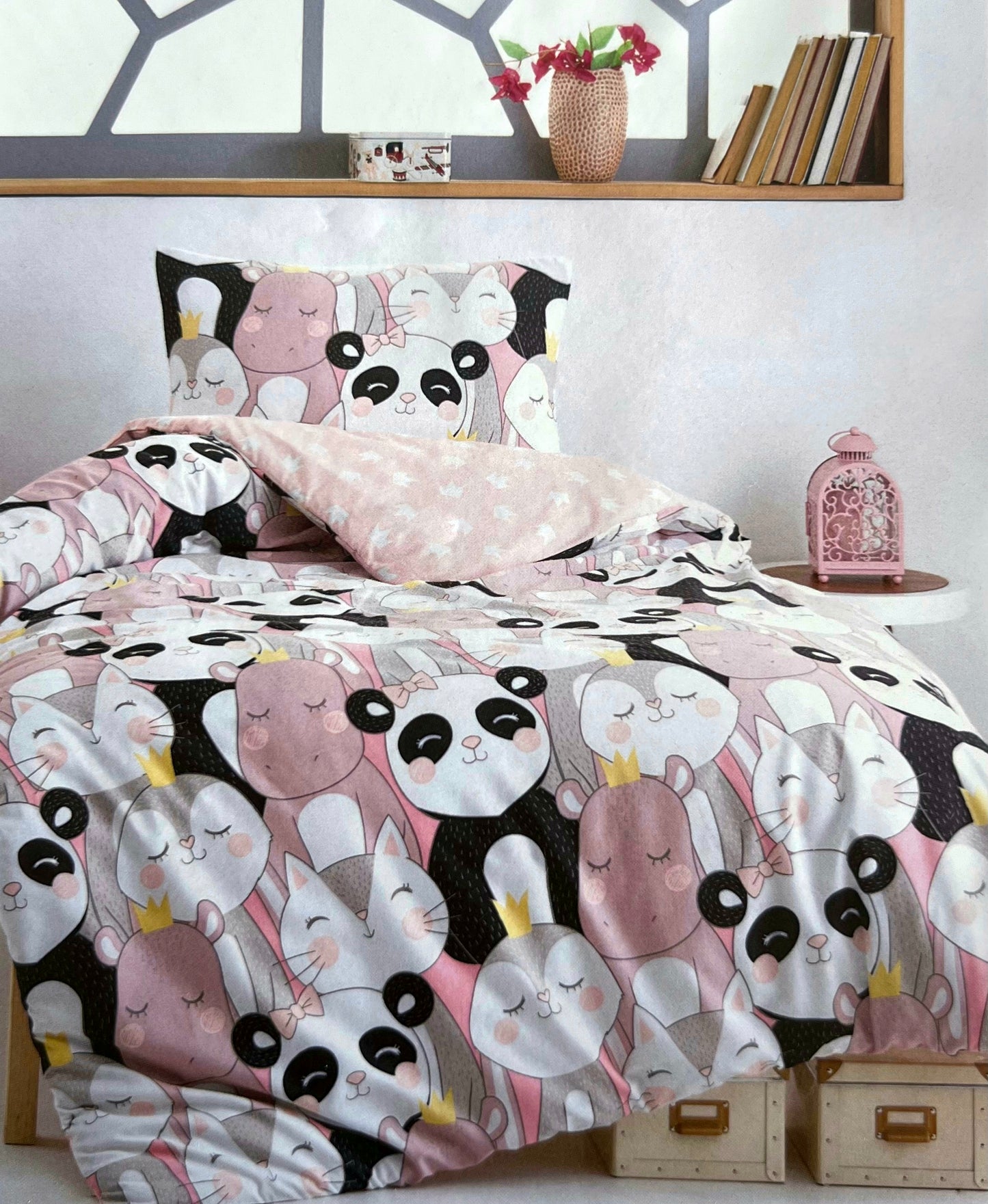 Children's bedroom set single Panda