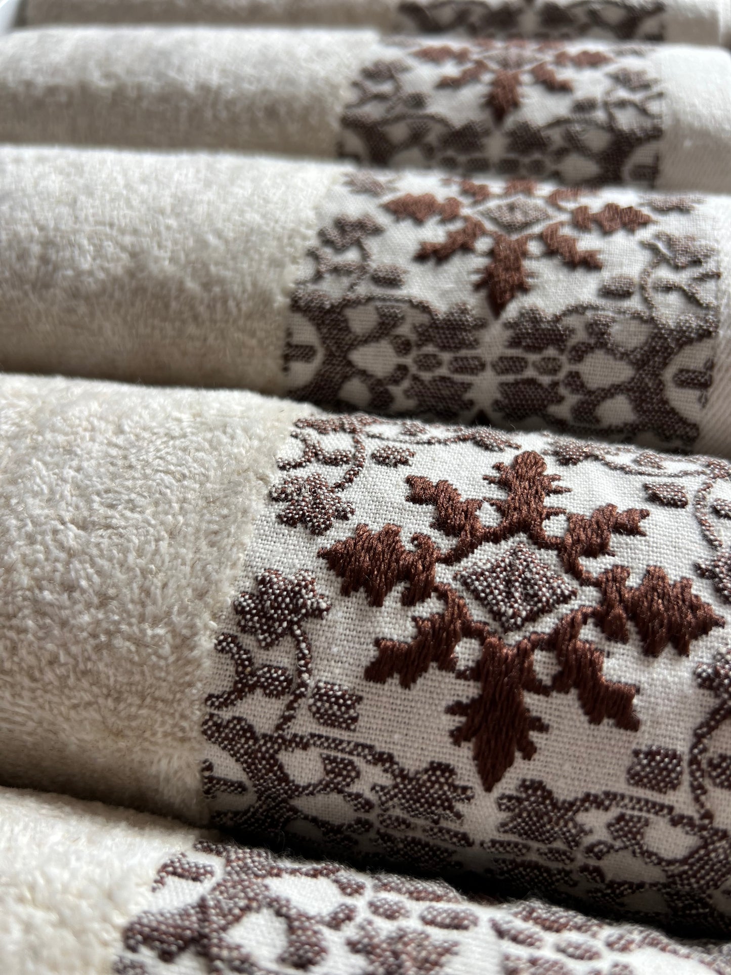 Luxury Embroidered Towels Star