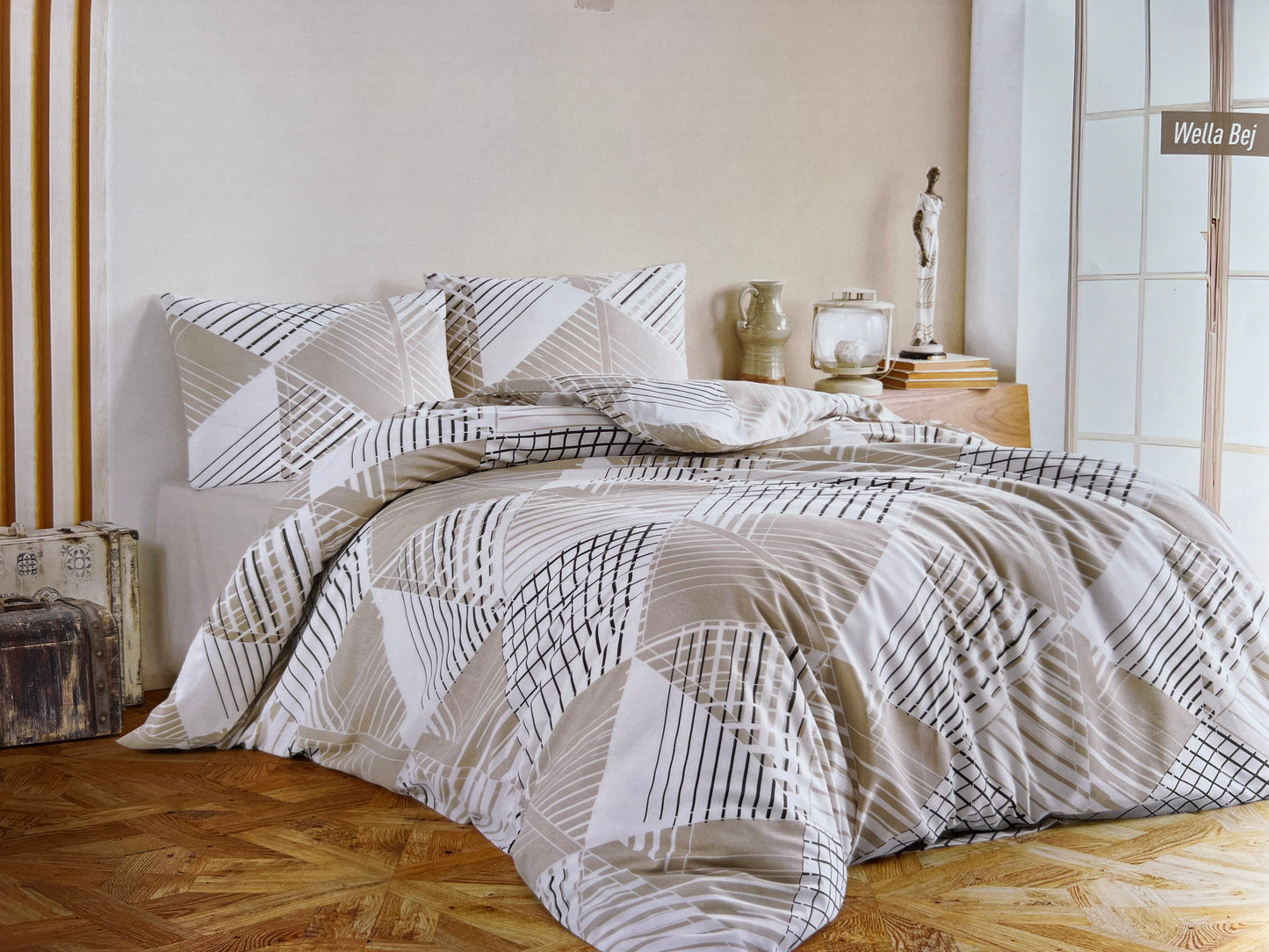Bed set with elastic bed sheet Vela Single